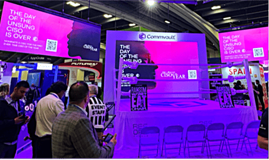 RSA Conference2026 ブースのゲームコーナーの風景