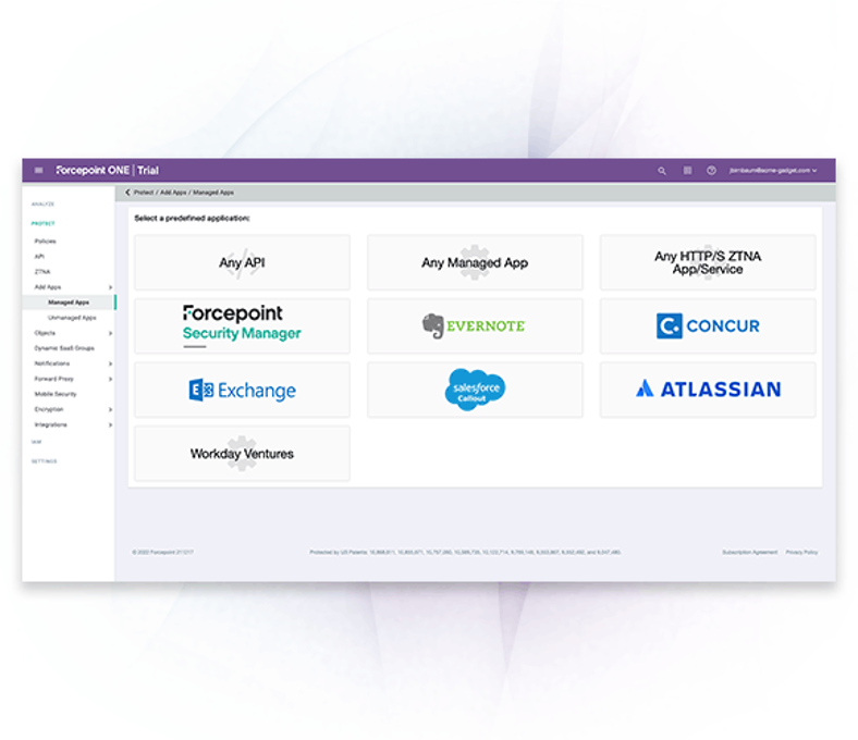 Forcepoint ONE CASB | 生まれ変わったForcepointで重要なデータに焦点を