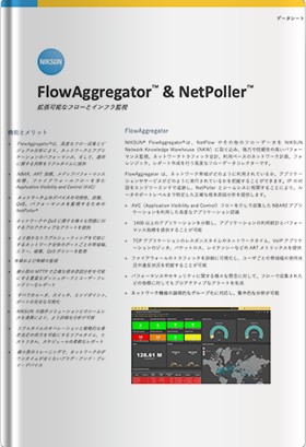 FlowAggregator™ / NetPoller™