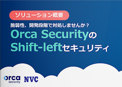 脆弱性、開発段階で対処しませんか？～Orca SecurityのShift-leftセキュリティで、素早く解決！～