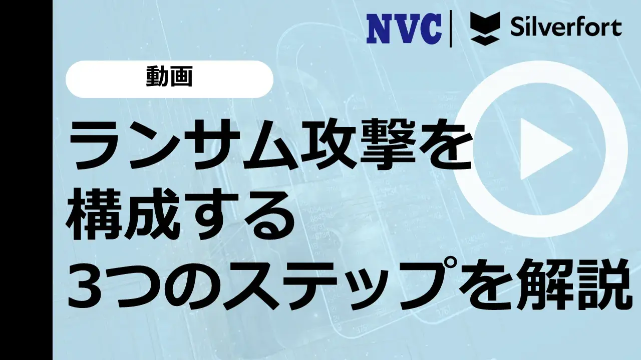 【動画】ランサム攻撃を構成する3つのステップを解説